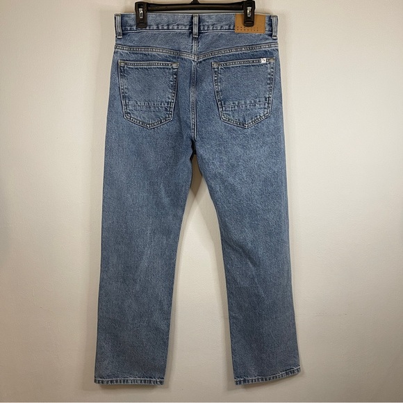 PacSun Men's Denim Blue Button Fly Straight Leg Jeans Size 32x32 - Picture 2 of 10